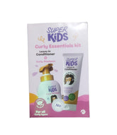 SUPER KIDS CURL ESSENTIALS SET (LEAVE IN CONDITIONER 250ML + CURL SHAMPOO 300ML )
